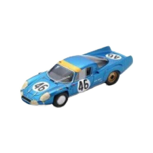 1967 Alpine A210 #46 9th H. Grandsire/J. Rosinski 24H Le Mans, blue/yellow/Spark 1/43ミニカー