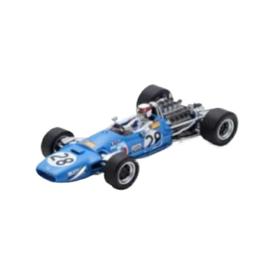 1968 Matra MS10 #28 Jackie Stewart 3rd French GP レジンシリーズ blue/Spark 1/43ミニカー