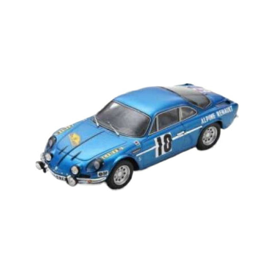 1969 Alpine A110 No.10 Jean Vinatier/Marcel Callewaert Vainqueur Rallye des Routes du Nord レジンシリーズ blue/white/Spark 1/43ミニカー 300台限定