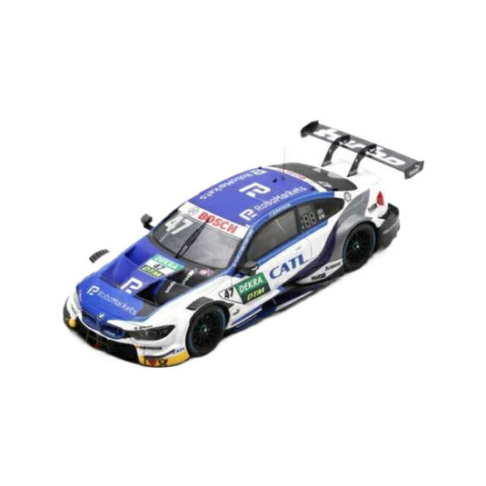 2019 CATL BMW M4 DTM No.47 Joel Eriksson BMW TEAM RMG Hockenheim レジンシリーズ white/blue/Spark 1/43ミニカー 500台限定