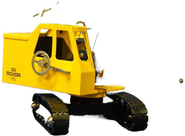 ギャラリービューアに画像をロードする, Michigan C-24 crawler crane with pile driver クローラークレーン / CCM 1/48 建設機械模型 工事車両
