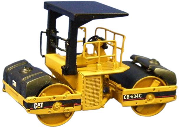 ギャラリービューアに画像をロードする, Cat CB-634C roller 舗装車 / CCM 1/87 建設機械模型 工事車両