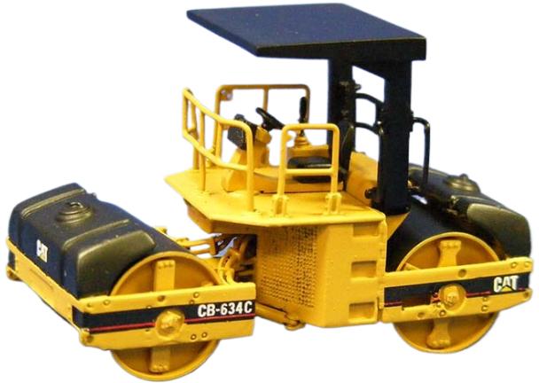 ギャラリービューアに画像をロードする, Cat CB-634C roller 舗装車 / CCM 1/87 建設機械模型 工事車両