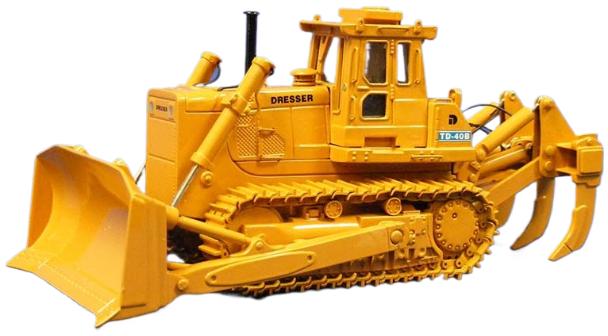 ギャラリービューアに画像をロードする, Dresser TD40-B with ripper and cab ブルドーザ / CCM 1/48 建設機械模型 工事車両