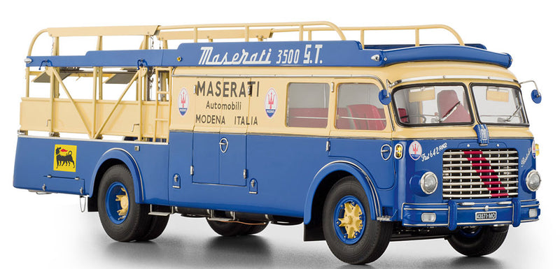ギャラリービューアに画像をロードする, Fiat 642 RN2 Bartoletti Maserati レーシングトランスポーター 1957 第2版/ CMC 1/18 ミニカー