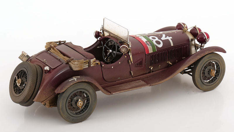 ギャラリービューアに画像をロードする, Alfa Romeo 6C 1750 GS ミッレミリア優勝 Nuvolari Guidotti 1930/ CMC 1/18 ミニカー