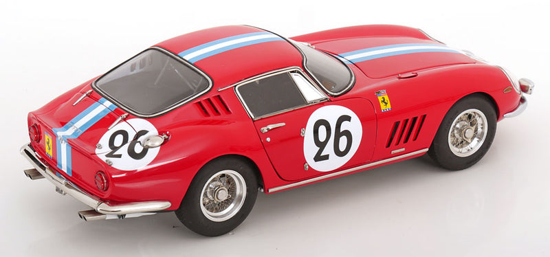 ギャラリービューアに画像をロードする, Ferrari 275 GTB C No.26 ルマン24時間レース Biscaldi de Bourbon 1966 限定1800個/ CMC 1/18 ミニカー
