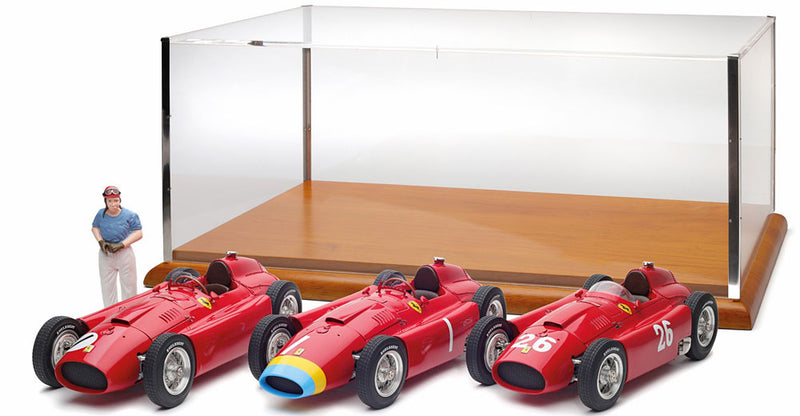 ギャラリービューアに画像をロードする, Ferrari D50 ラッキーセット2018 3台セット Fangio 1956 限定200個 ケース・フィギュア付/ CMC 1/18 ミニカー