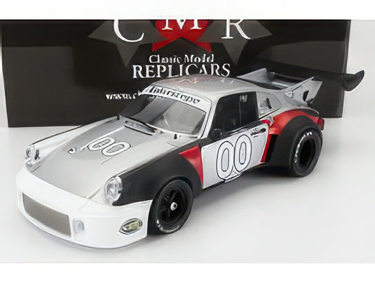 PORSCHE 911 CARRERA RSR TURBO 2.1L N 00 24h DAYTONA 1977 D.ONGAIS G.FOLLMER T.FIELD SILVER BLACK RED/CMR 1/12ミニカー
