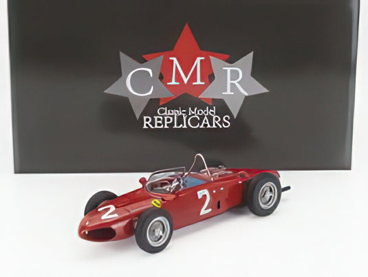 FERRARI F1 ディーノ 156 シャークノーズ 2号車 ワールドチャンピオン 優勝 イタリア モンツァGP 1961 フィル・ヒル レッド/ CMR 1/18 ミニカー