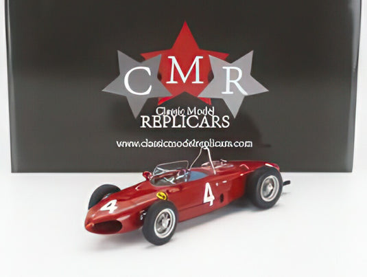 FERRARI F1 ディーノ 156 シャークノーズ 4号車 ワールドチャンピオン 優勝 ベルギーGP フィル・ヒル 1961 レッド/ CMR 1/18 ミニカー