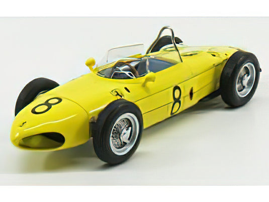 FERRARI - F1 DINO 156 SHARKNOSE N 8 4th BELGIUM GP 1961 OLIVIER GENDEBIEN - YELLOW/CMR 1/18ミニカー