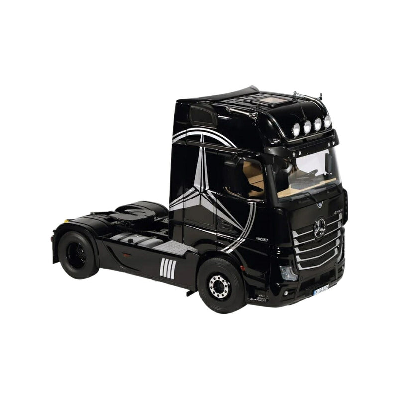 ギャラリービューアに画像をロードする, Mercedes Benz Actros black トラック / NZG 1/18 建設機械模型 工事車両
