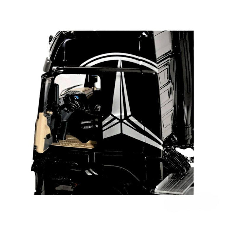 ギャラリービューアに画像をロードする, Mercedes Benz Actros black トラック / NZG 1/18 建設機械模型 工事車両