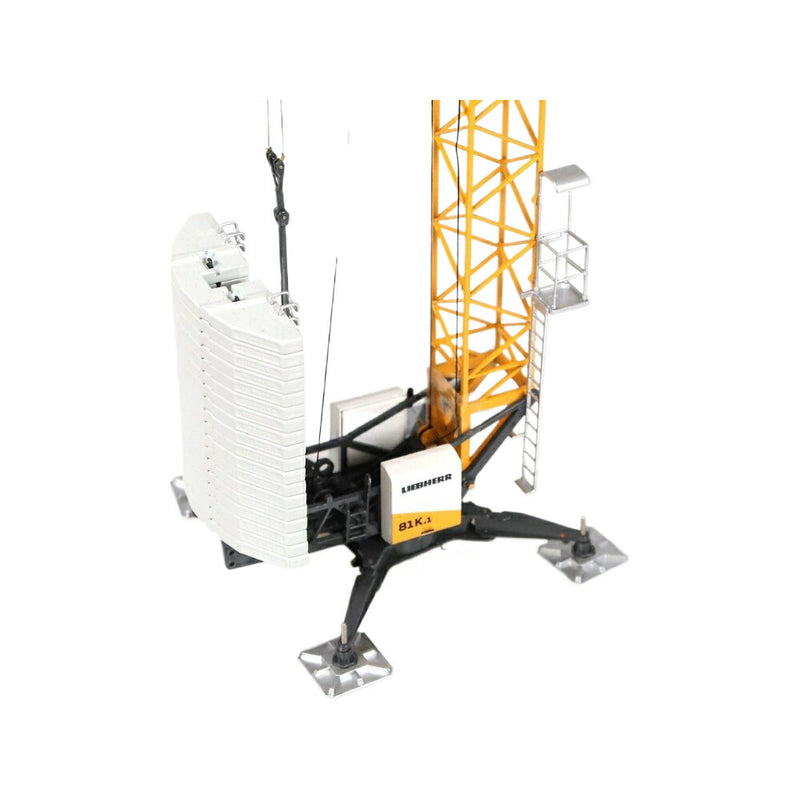 ギャラリービューアに画像をロードする, Liebherr 81K.1 Crane 1051 タワークレーン / NZG 1/50 建設機械模型 工事車両