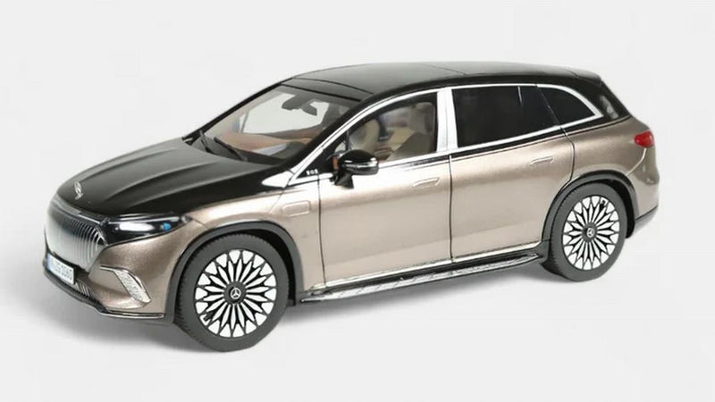 ギャラリービューアに画像をロードする, MERCEDES BENZ - MAYBACH EQS 680 (Z296) SUV 2024 - VELVET BROWN ONYX BLACK/NZG 1/18ミニカー 65台限定 ドア開閉