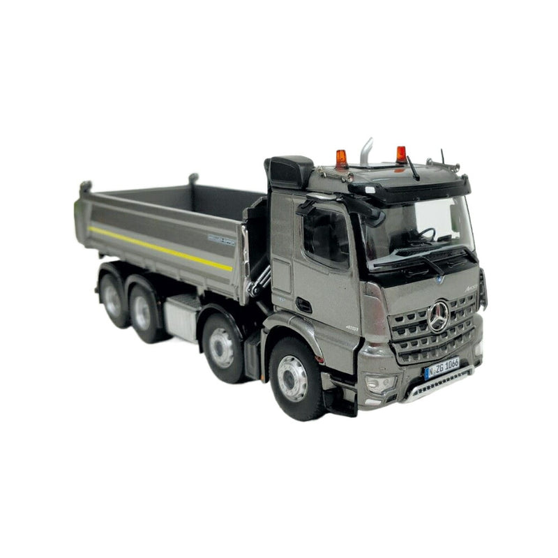 ギャラリービューアに画像をロードする, Mercedes Benz Arocs 8x4 Meiller tipper ダンプ / NZG 1/50 建設機械模型 工事車両