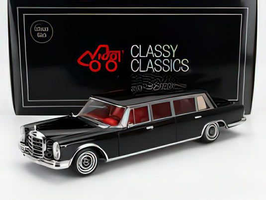 MERCEDES BENZ SCLASS 600 LWB PULLMAN (W100) 1969 BLACK/NZG 1/18ミニカー