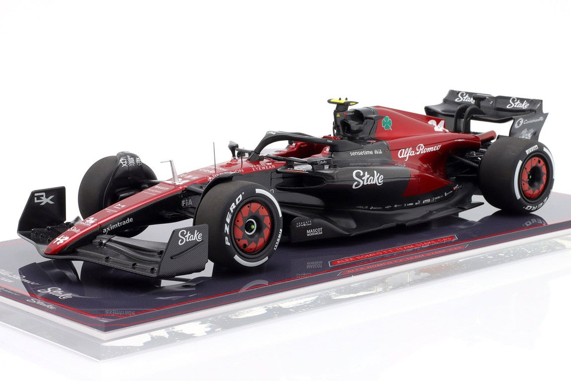 周冠宇 アルファロメオ C43 2023 ハンガリーGP #24 1/18 ミニカー NZG