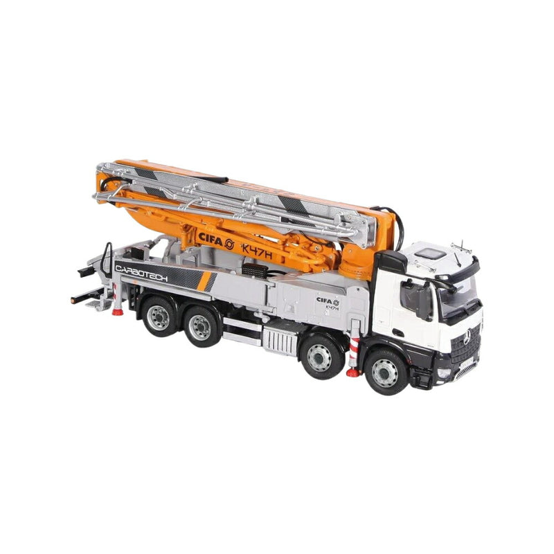ギャラリービューアに画像をロードする, Mercedes Benz Arocs CIFA K47H Betonpumpe ミキサー / NZG 1/50 建設機械模型 工事車両
