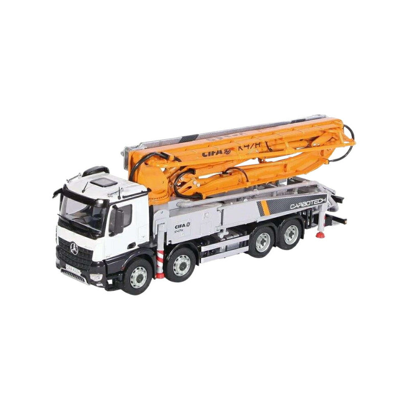 ギャラリービューアに画像をロードする, Mercedes Benz Arocs CIFA K47H Betonpumpe ミキサー / NZG 1/50 建設機械模型 工事車両