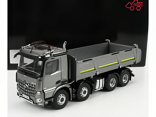 MERCEDES BENZ AROCS 4151 8x4 MEILLER KIPPER 4軸ダンプトラック 2019 グレー/ NZG 1/50 ミニカー