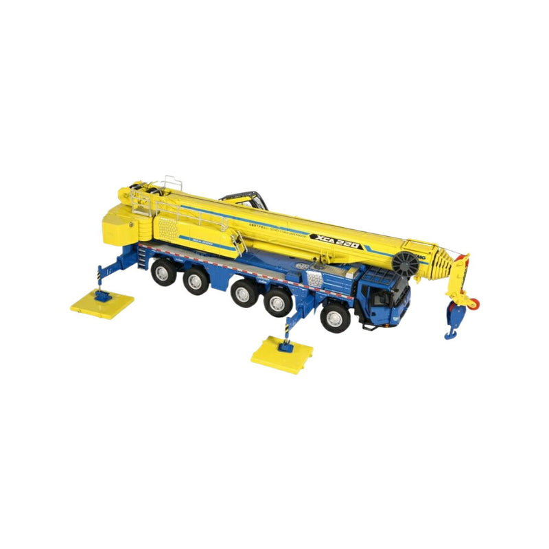 ギャラリービューアに画像をロードする, XCMG XCA 220 mobile crane blue / y モバイルクレーン / NZG 1/50 建設機械模型 工事車両