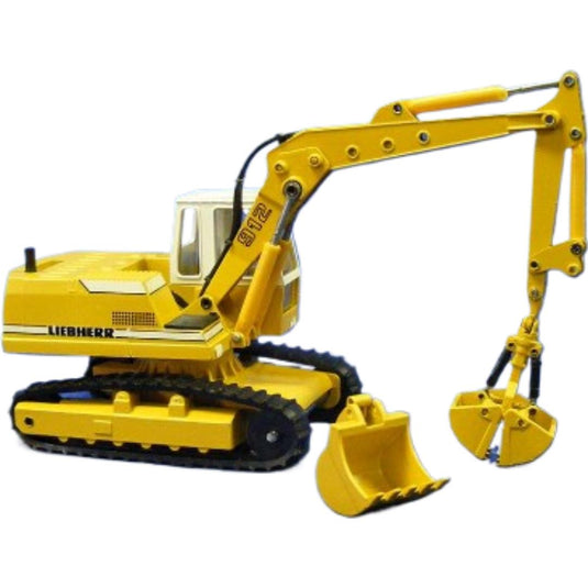 Liebherr 912 トラックショベル クラムシェルアタッチメント付き / CONRAD 1/50 建設機械模型 工事車両