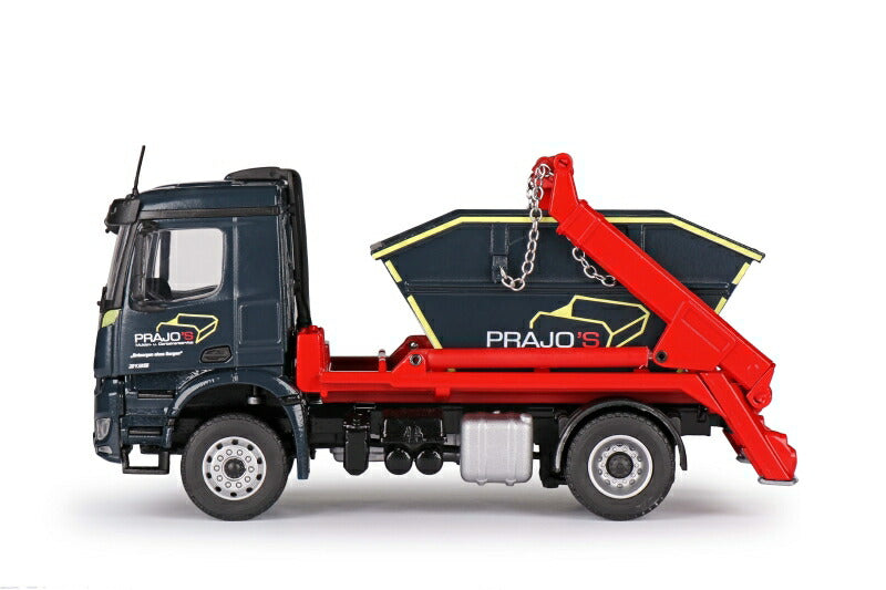 ギャラリービューアに画像をロードする, Prajo's Mercedes Benz Arocs Meiller スキップトラック付き ダンプ / CONRAD 1/50 建設機械模型 工事車両