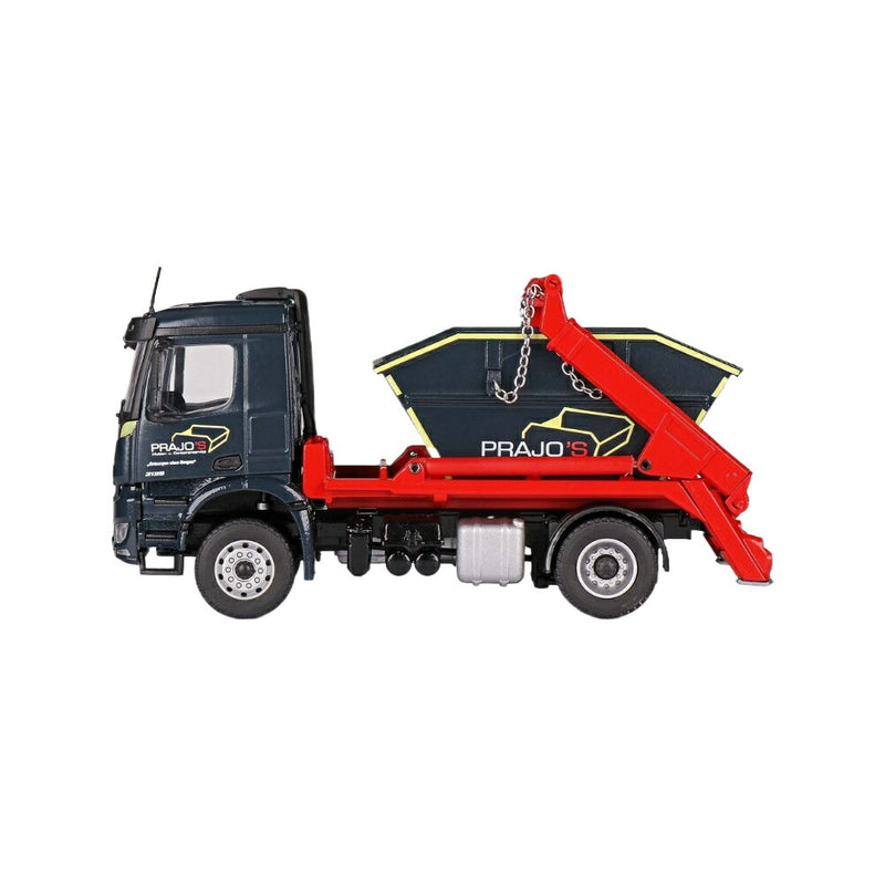 ギャラリービューアに画像をロードする, Prajo's Mercedes Benz Arocs Meiller スキップトラック付き ダンプ / CONRAD 1/50 建設機械模型 工事車両