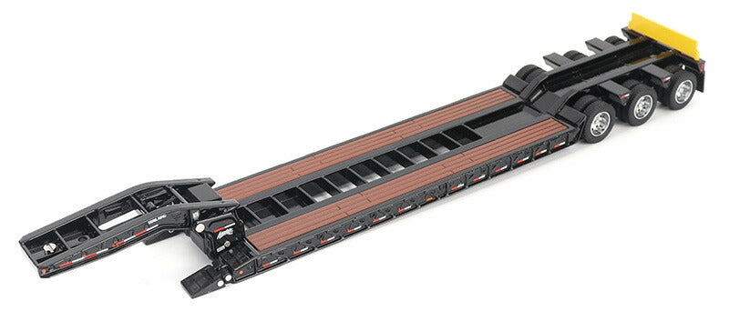 ギャラリービューアに画像をロードする, Trail King TK120 油圧着脱式グースネック ローボーイトレーラー (ブラック/通常版) トレーラー / Diecast Masters 1/50 建設機械模型 工事車両