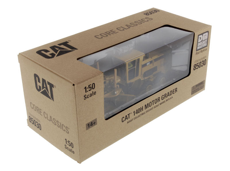 ギャラリービューアに画像をロードする, Caterpillar 140H モーターグレーダー - コアクラシックシリーズ ブルドーザ / Diecast Masters 1/50 建設機械模型 工事車両