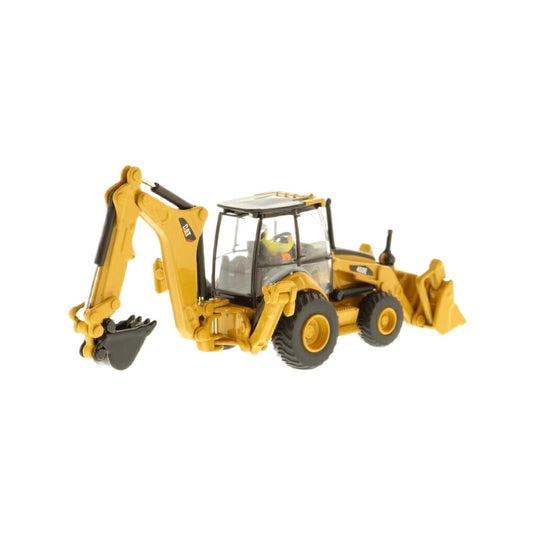 CAT 450E Backhoe ショベル / Diecast Masters 1/87 建設機械模型 工事車両