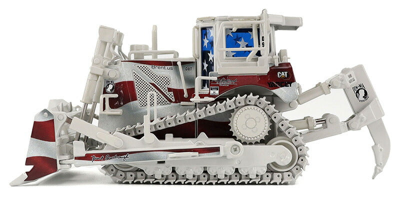 ギャラリービューアに画像をロードする, Brent Scarbrough & Co. - Caterpillar D8T ブルドーザー (愛国仕様デコレーション) ブルドーザ / Diecast Masters 1/50 建設機械模型 工事車両