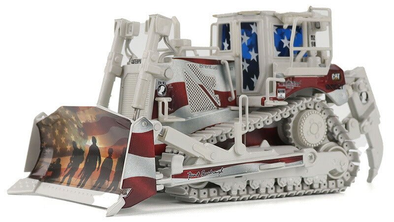 ギャラリービューアに画像をロードする, Brent Scarbrough & Co. - Caterpillar D8T ブルドーザー (愛国仕様デコレーション) ブルドーザ / Diecast Masters 1/50 建設機械模型 工事車両