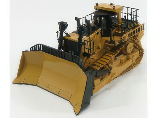 CATERPILLAR CATD11T RUSPA CINGOLATA SCRAPER TYPE TRACTOR YELLOW BLACK ブルドーザ / Diecast Masters 1/50 建設機械模型 工事車両