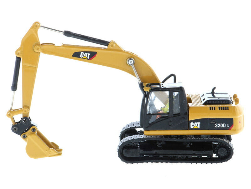 ギャラリービューアに画像をロードする, Caterpillar 320D L 油圧ショベル (作業機複数付き) トレーラー / Diecast Masters 1/87 建設機械模型 工事車両