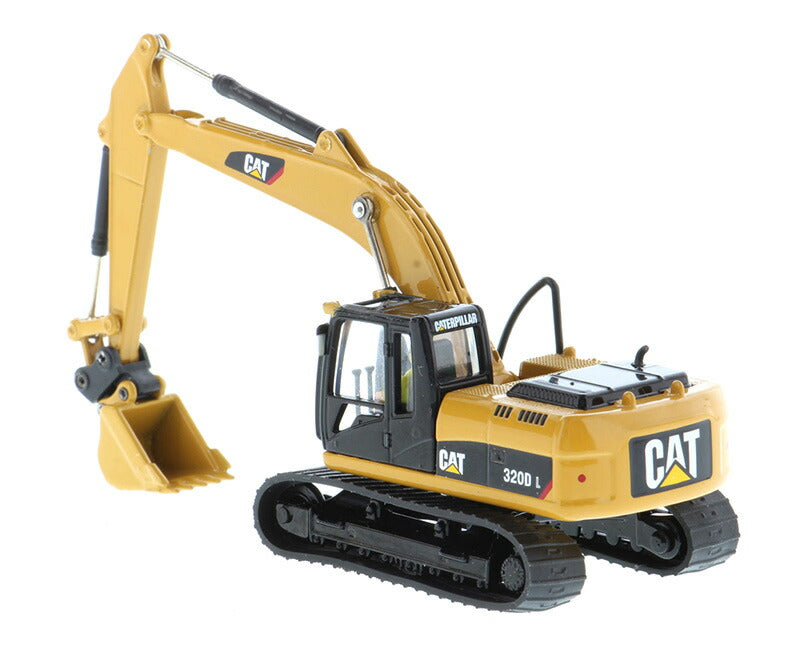 ギャラリービューアに画像をロードする, Caterpillar 320D L 油圧ショベル (作業機複数付き) トレーラー / Diecast Masters 1/87 建設機械模型 工事車両