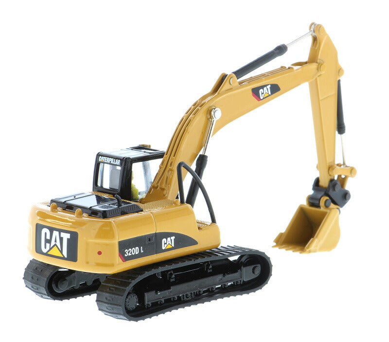 ギャラリービューアに画像をロードする, Caterpillar 320D L 油圧ショベル (作業機複数付き) トレーラー / Diecast Masters 1/87 建設機械模型 工事車両