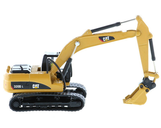 Caterpillar 320D L 油圧ショベル (作業機複数付き) トレーラー / Diecast Masters 1/87 建設機械模型 工事車両