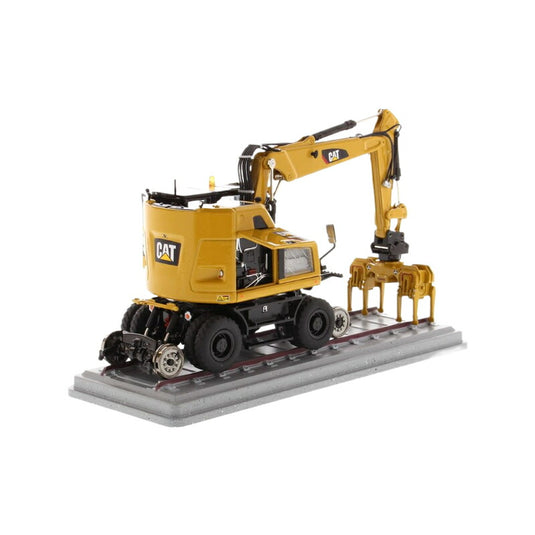CAT M323F Rail Mobilbagger ショベル / Diecast Masters 1/50 建設機械模型 工事車両