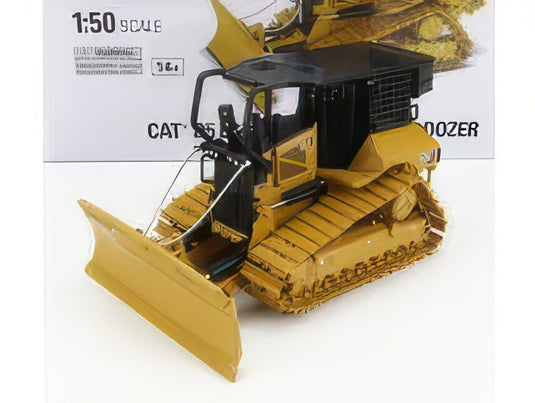 CATERPILLAR CATD5 LGP FIRE SUPPRESSION DOZER RUSPA CINGOLATA SCRAPER TYPE TRACTOR YELLOW BLACK ブルドーザ / Diecast Masters 1/50 建設機械模型 工事車両