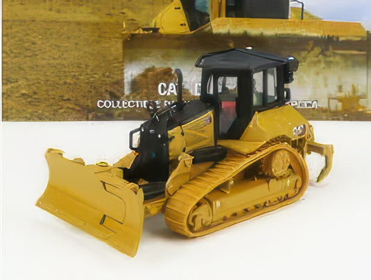 CATERPILLAR CATD5 DOZER RUSPA CINGOLATA SCRAPER TYPE TRACTOR YELLOW BLACK ブルドーザ / Diecast Masters 1/87 建設機械模型 工事車両