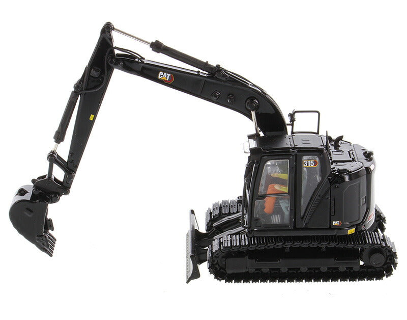 ギャラリービューアに画像をロードする, Caterpillar 315 ショベル - 特殊ブラック仕上げ - ハイラインシリーズ 掘削機 / Diecast Masters 1/50 建設機械模型 工事車両