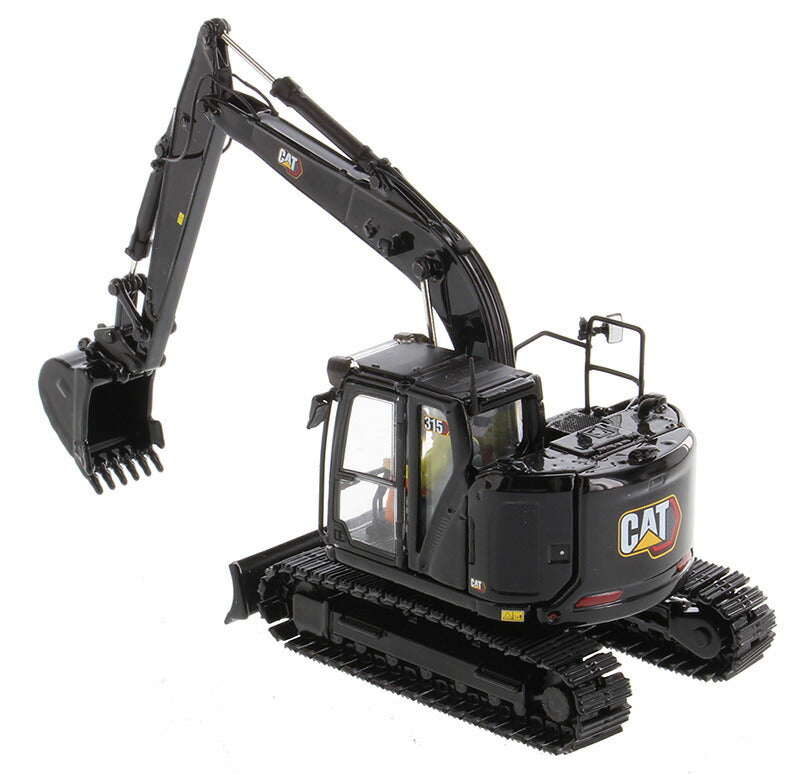 ギャラリービューアに画像をロードする, Caterpillar 315 ショベル - 特殊ブラック仕上げ - ハイラインシリーズ 掘削機 / Diecast Masters 1/50 建設機械模型 工事車両