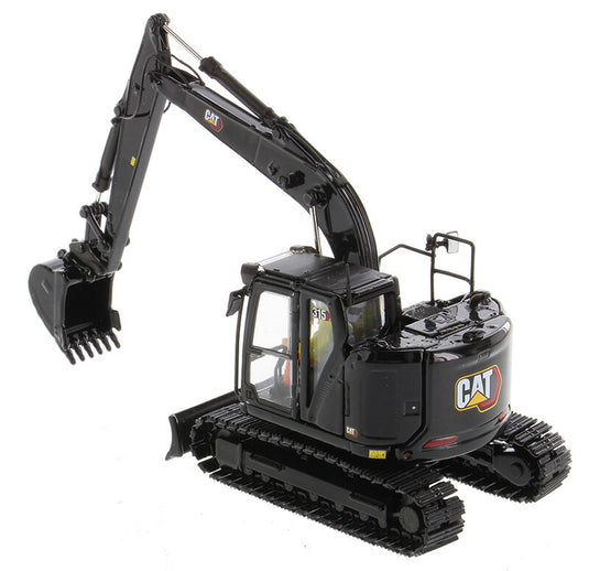 Caterpillar 315 ショベル - 特殊ブラック仕上げ - ハイラインシリーズ 掘削機 / Diecast Masters 1/50 建設機械模型 工事車両