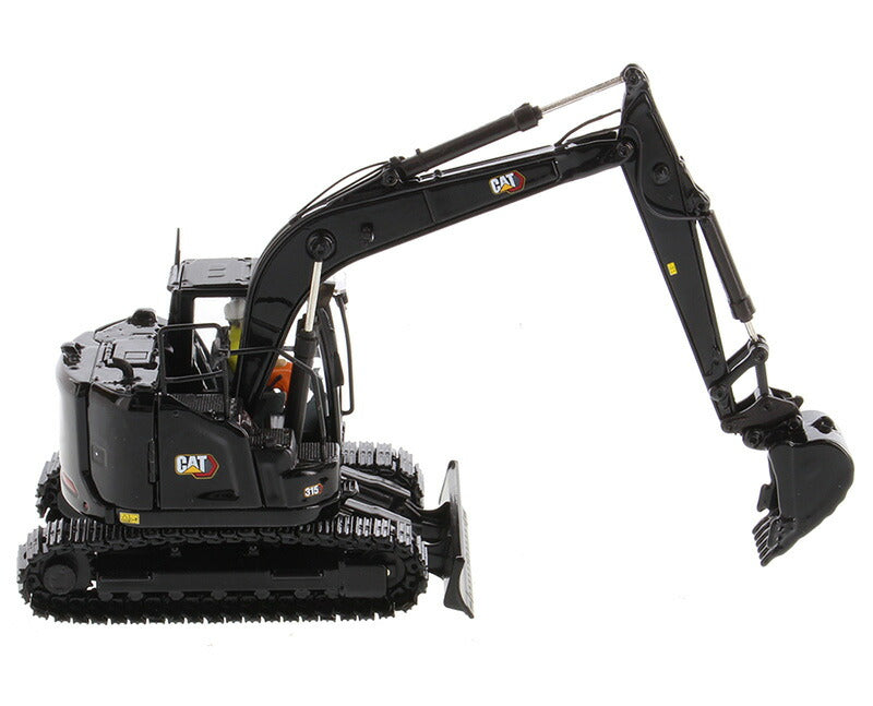ギャラリービューアに画像をロードする, Caterpillar 315 ショベル - 特殊ブラック仕上げ - ハイラインシリーズ 掘削機 / Diecast Masters 1/50 建設機械模型 工事車両