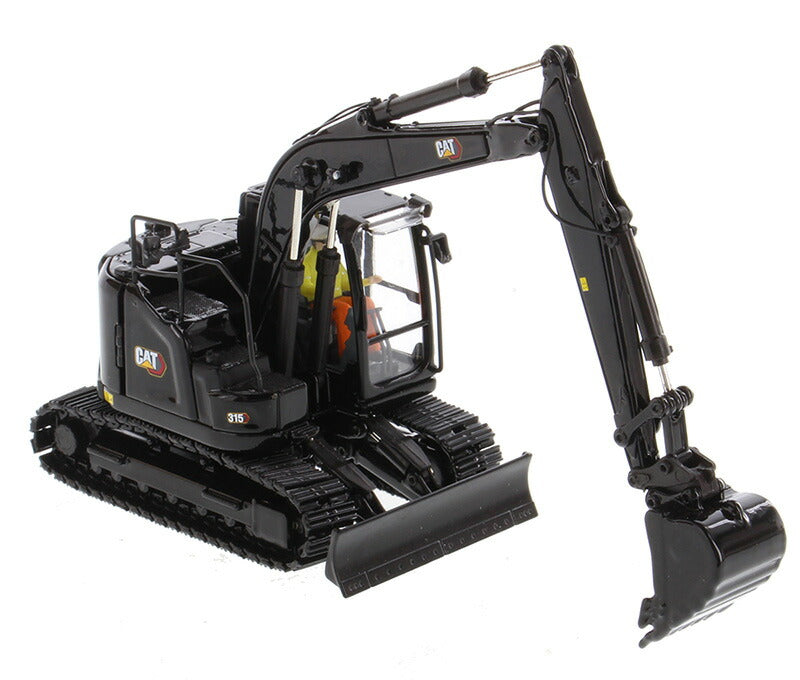ギャラリービューアに画像をロードする, Caterpillar 315 ショベル - 特殊ブラック仕上げ - ハイラインシリーズ 掘削機 / Diecast Masters 1/50 建設機械模型 工事車両