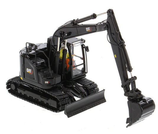 Caterpillar 315 ショベル - 特殊ブラック仕上げ - ハイラインシリーズ 掘削機 / Diecast Masters 1/50 建設機械模型 工事車両