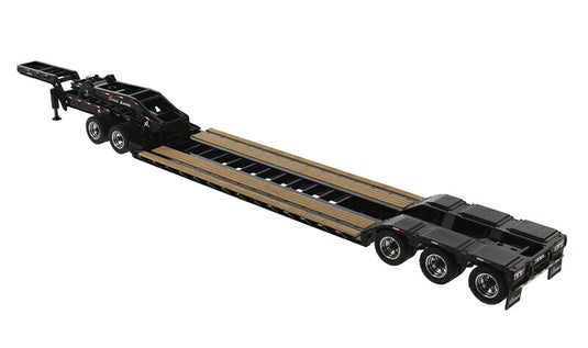 XL 120 ロープロファイル HDG ローボーイトレーラー (アウトリガー仕様) ホイールローダ / Diecast Masters 1/50 建設機械模型 工事車両